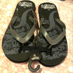 NWT Men's Gas Monkey Flip-flops